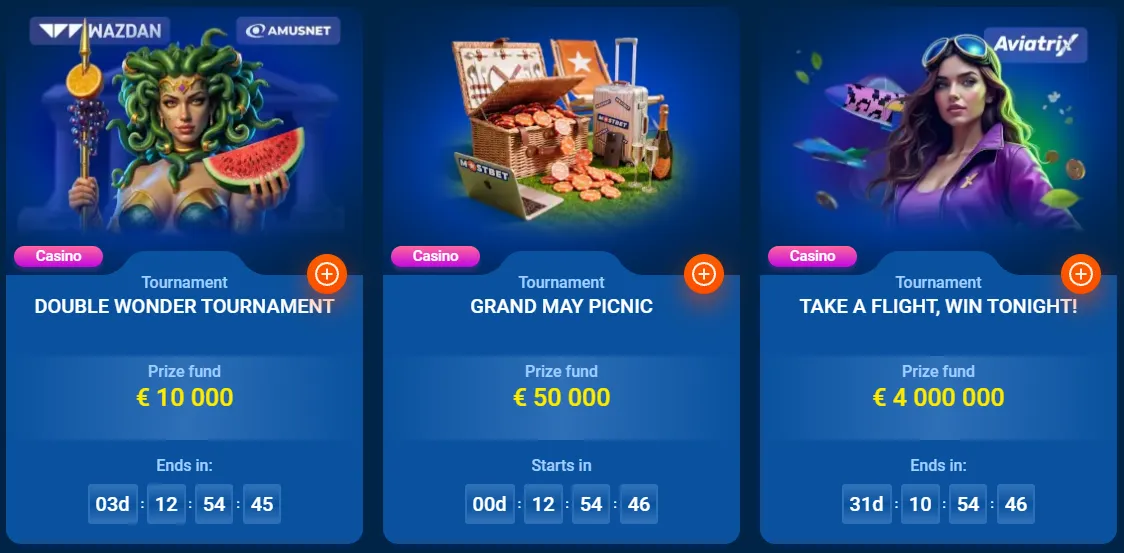 Metody wpłat w Mostbet Casino