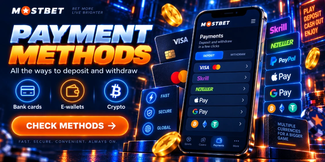 Mostbet Casino depozyt: karta, BLIK, portfele i krypto